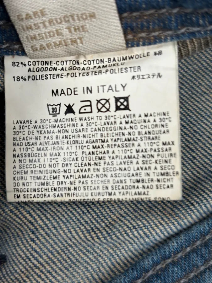 Diesel Abstract Painted Denim Blue Jeans kpTqoyq 9