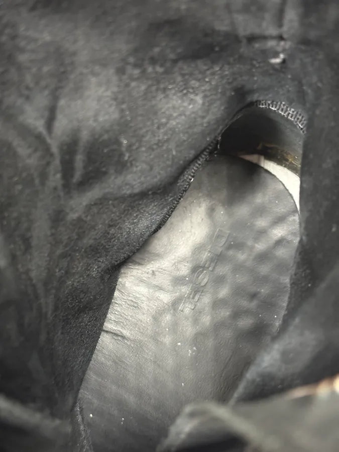 Diesel Black Suede Eroded Biker Leather Boots yUKQYmI 9