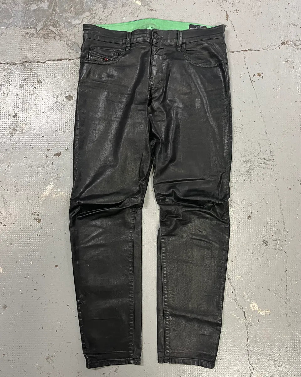 Diesel Black Waxed Avant Garde Slim Denim Jeans ggJWncZ 0