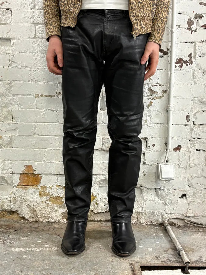 Diesel Black Waxed Avant Garde Slim Denim Jeans ggJWncZ 1