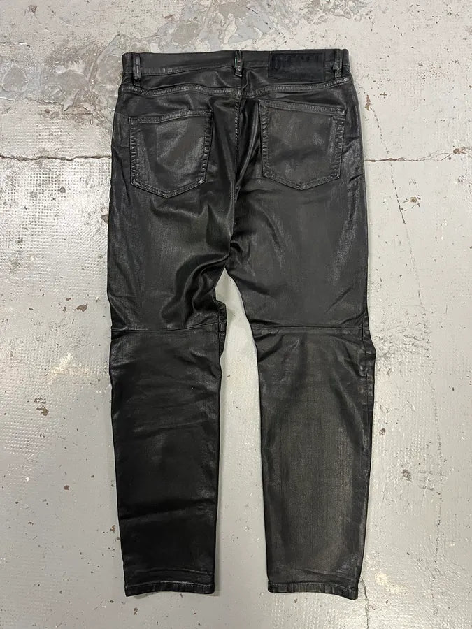 Diesel Black Waxed Avant Garde Slim Denim Jeans ggJWncZ 6