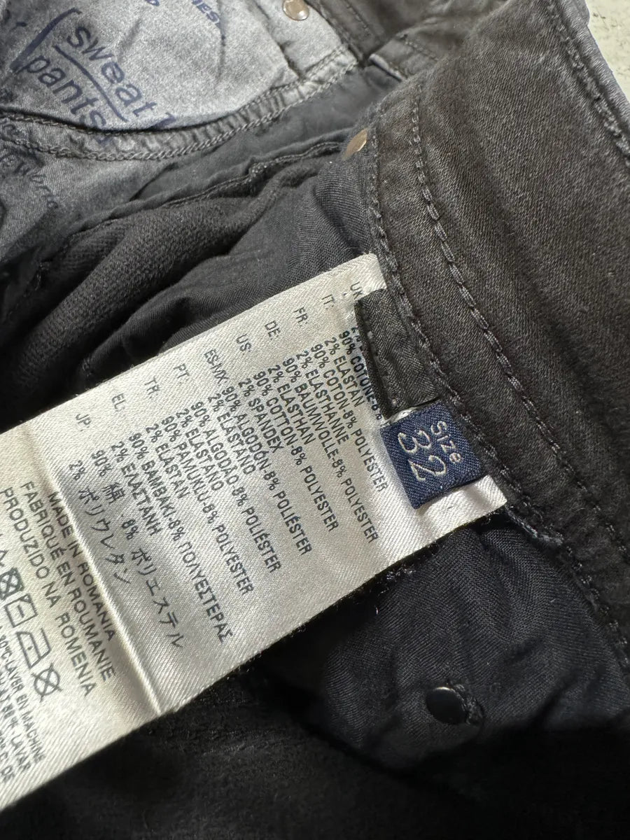 Diesel Black Waxed Effect Slim Denim Jeans BQOGmyT 7