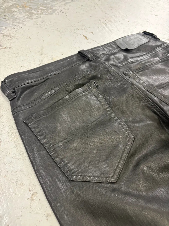 Diesel Black Waxed Avant-Garde Jeans yXzwzMz 7