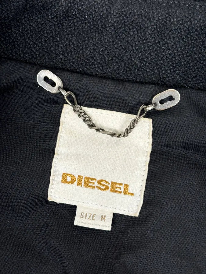 Diesel Black Wool Classy Caban Buttoned Jacket CCvXlYA 9