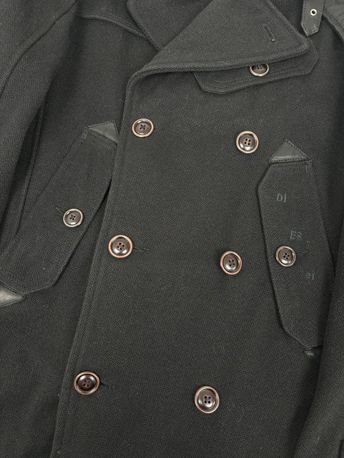 Diesel Black Wool Classy Caban Buttoned Jacket CCvXlYA 7