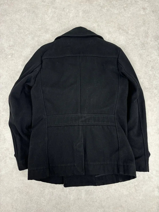 Diesel Black Wool Classy Caban Buttoned Jacket CCvXlYA 4