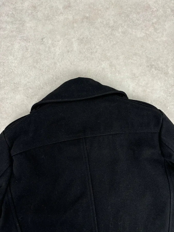 Diesel Black Wool Classy Caban Buttoned Jacket CCvXlYA 5