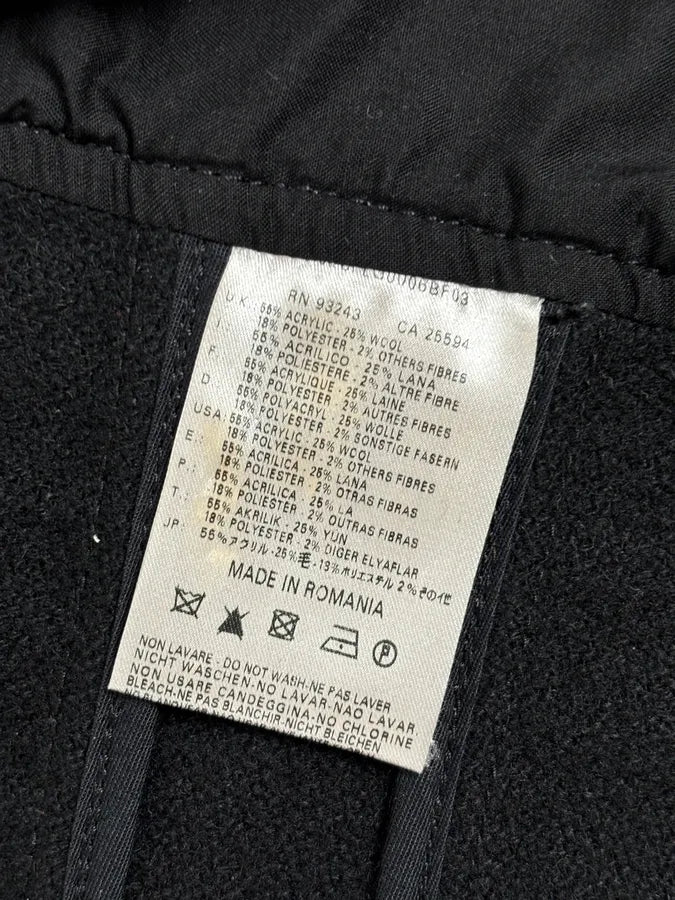 Diesel Black Wool Classy Caban Buttoned Jacket CCvXlYA 11