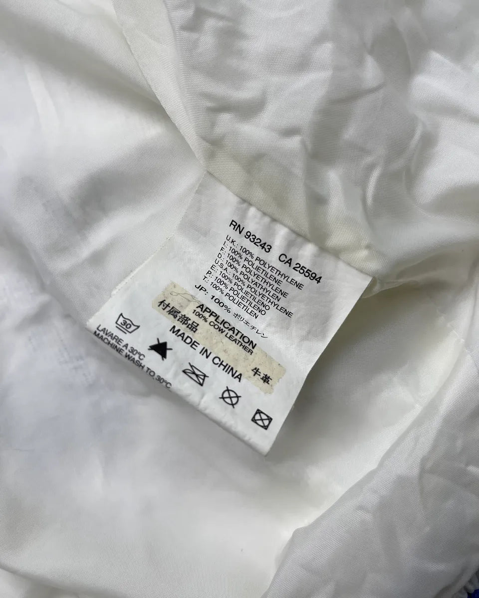 Diesel Blue All-Over Graphic White Bomber Jacket JkLDWle 10