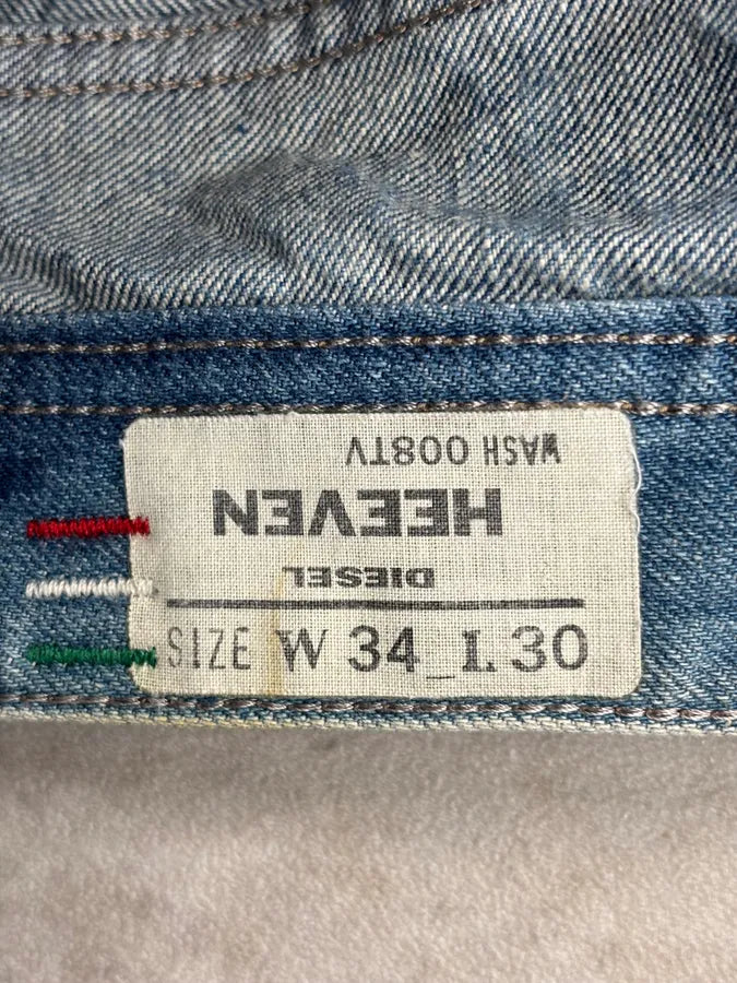 Diesel Blue Irregular Denim Jeans nuTtPmY 11