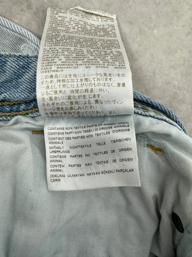 Diesel Blue Distressed Denim Jeans Ghelcvj 12