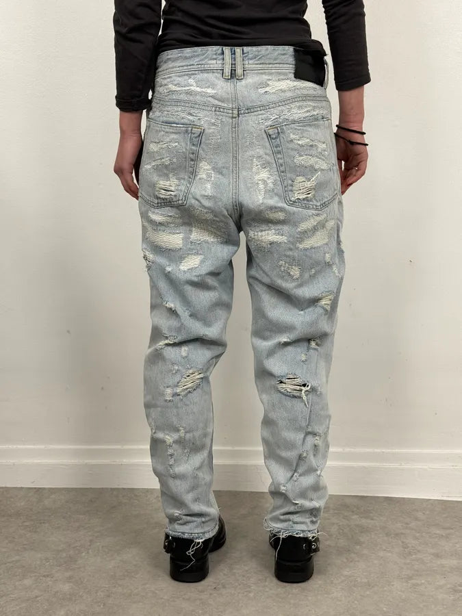 Diesel Blue Distressed Denim Jeans Ghelcvj 2