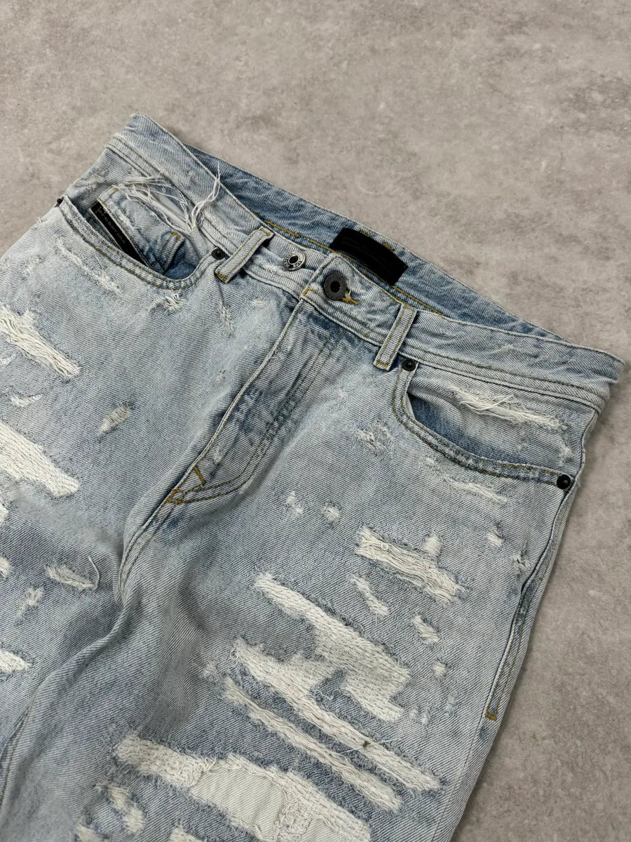 Diesel Blue Distressed Denim Jeans Ghelcvj 5