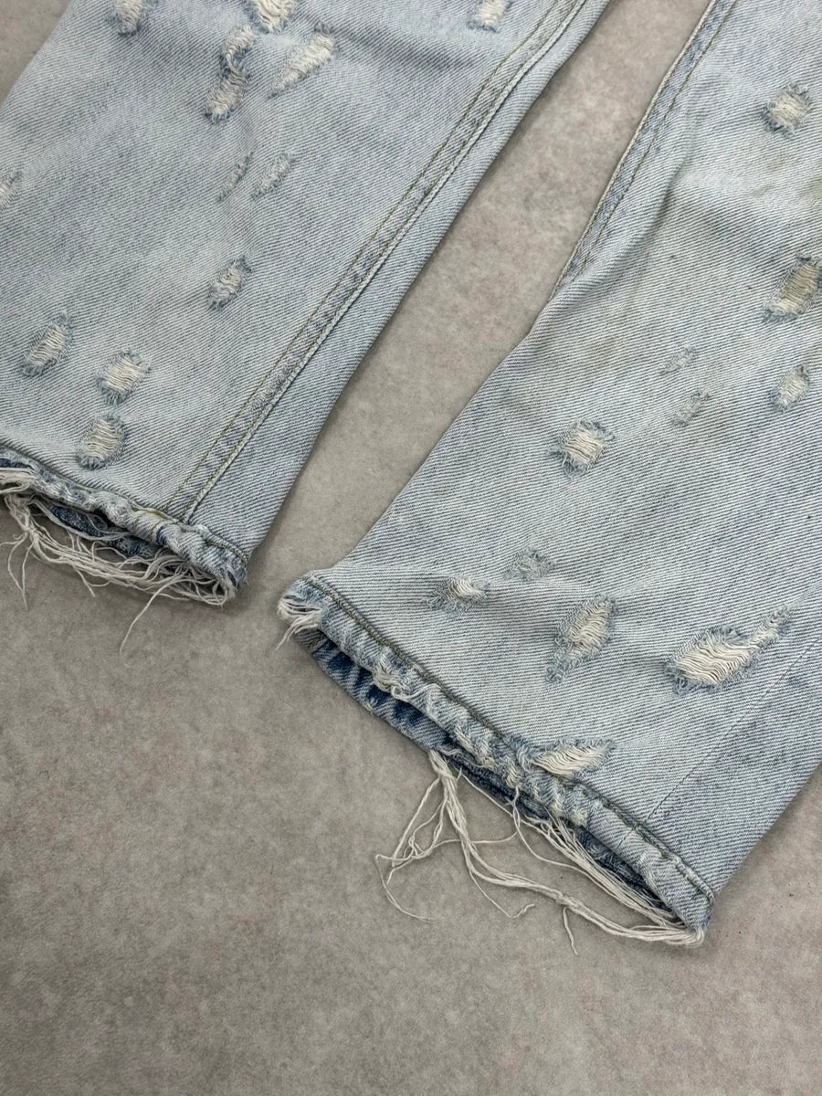 Diesel Blue Distressed Denim Jeans Ghelcvj 7
