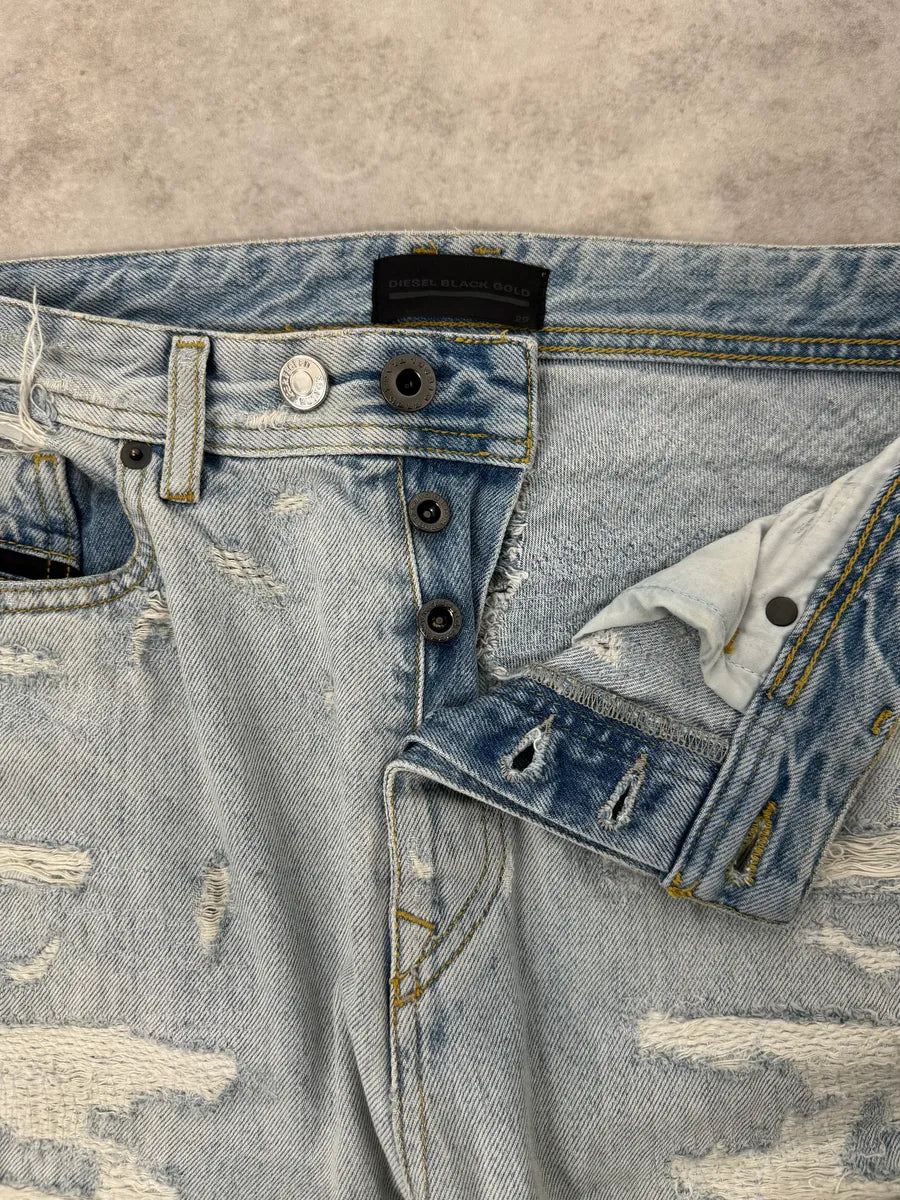 Diesel Blue Distressed Denim Jeans Ghelcvj 9