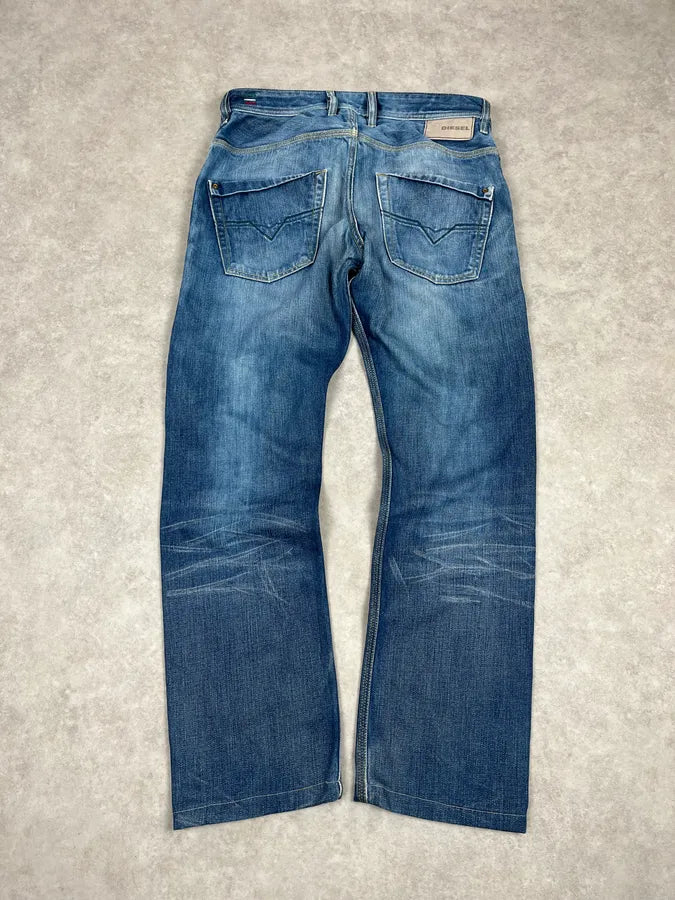 Diesel Blue Faded Denim Jeans KRLYjfl 6