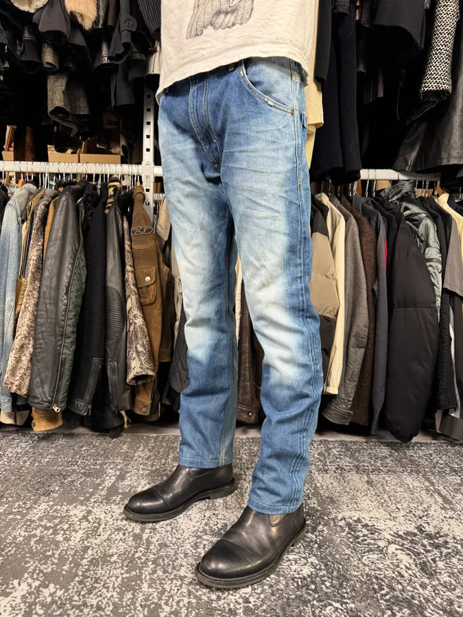 Diesel Blue Faded Denim Jeans KRLYjfl 2