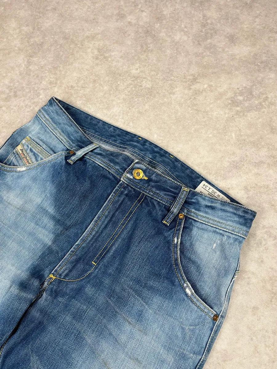 Diesel Blue Faded Denim Jeans KRLYjfl 5