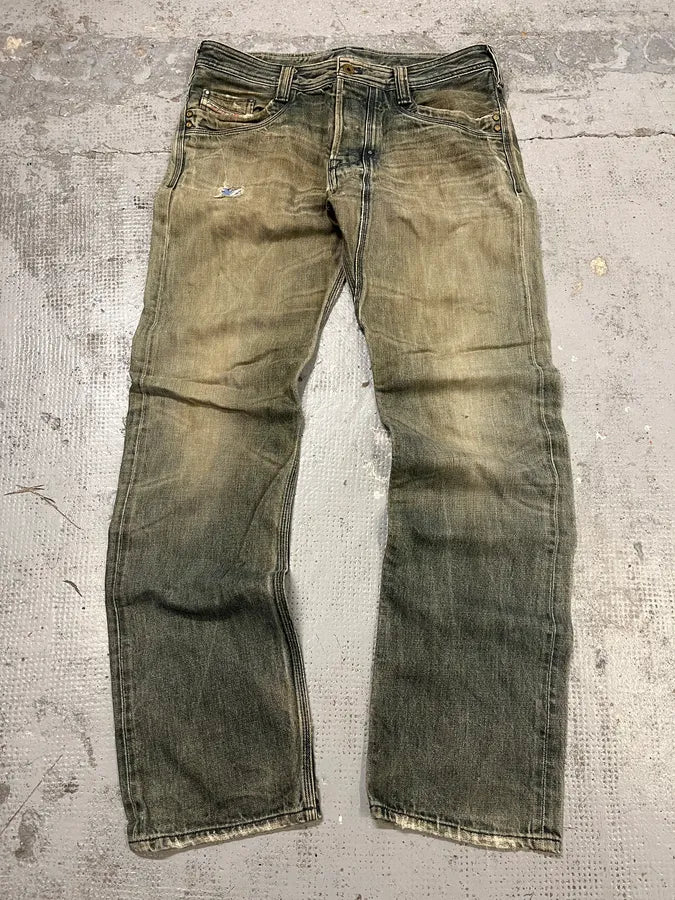 Diesel Blue Faded Rebel Denim Jeans SdZNxCE 0