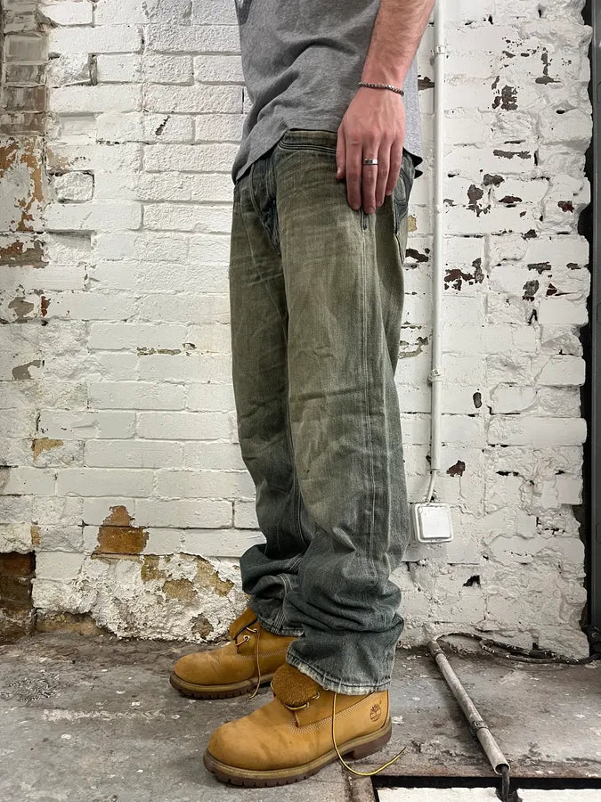 Diesel Blue Faded Rebel Denim Jeans SdZNxCE 2