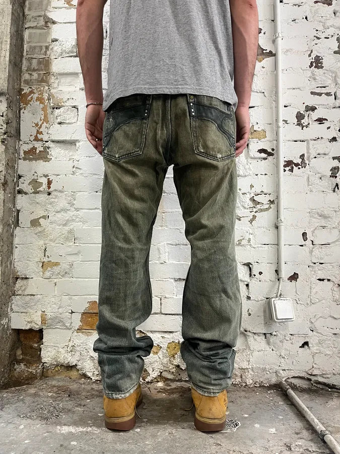 Diesel Blue Faded Rebel Denim Jeans SdZNxCE 3