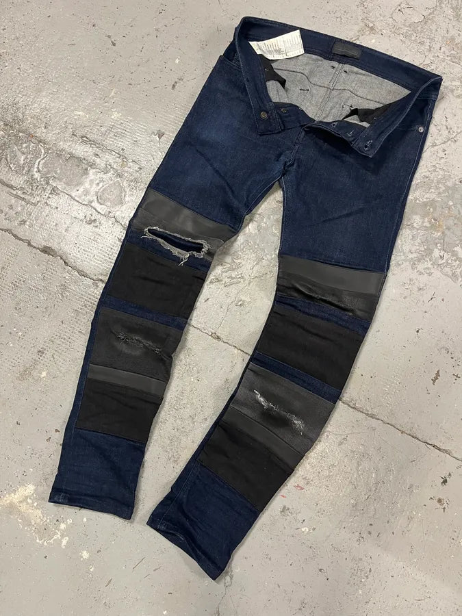 Diesel Blue Golden Denim Repaired Skinny Jeans gfszMrM 5