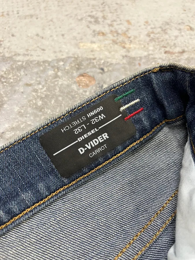 Diesel Blue Painted Faded Denim Jeans WuKjOYD 11
