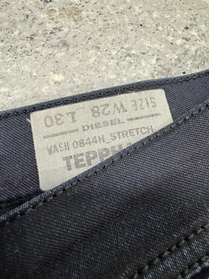 Diesel Blue Waxed Navy Denim Skinny Jeans rXvcbFb 6