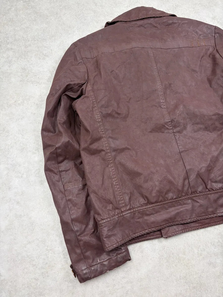 Diesel Brown Faded Double-Breasted Light Jacket OFkAqaI 7