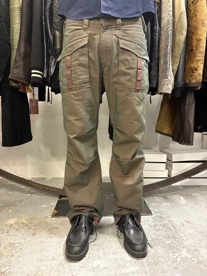 Diesel Cargo Faded Olive Orange Pants (M/L) PlEDIwy 1