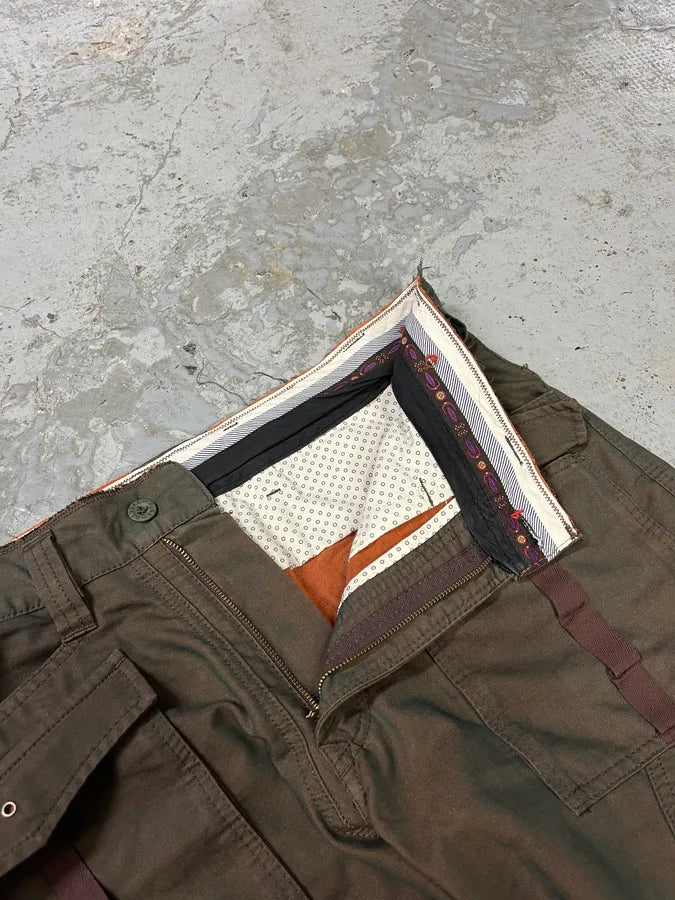Diesel Cargo Faded Olive Orange Pants (M/L) PlEDIwy 11