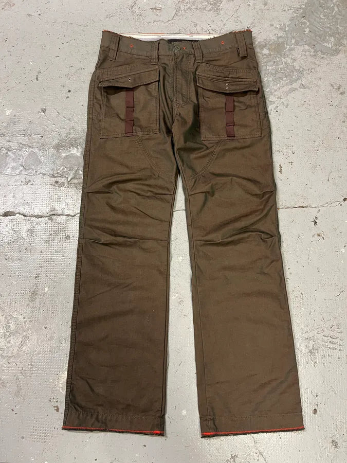 Diesel Cargo Faded Olive Orange Pants (M/L) PlEDIwy 4