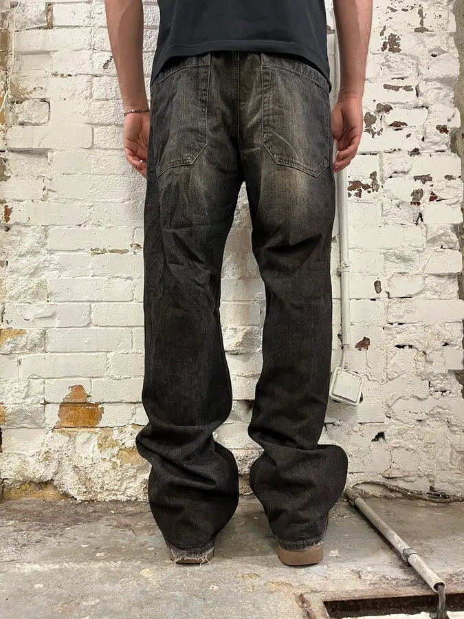 Diesel Grey Abstract Cozy Denim Jeans nTDMlQt 3