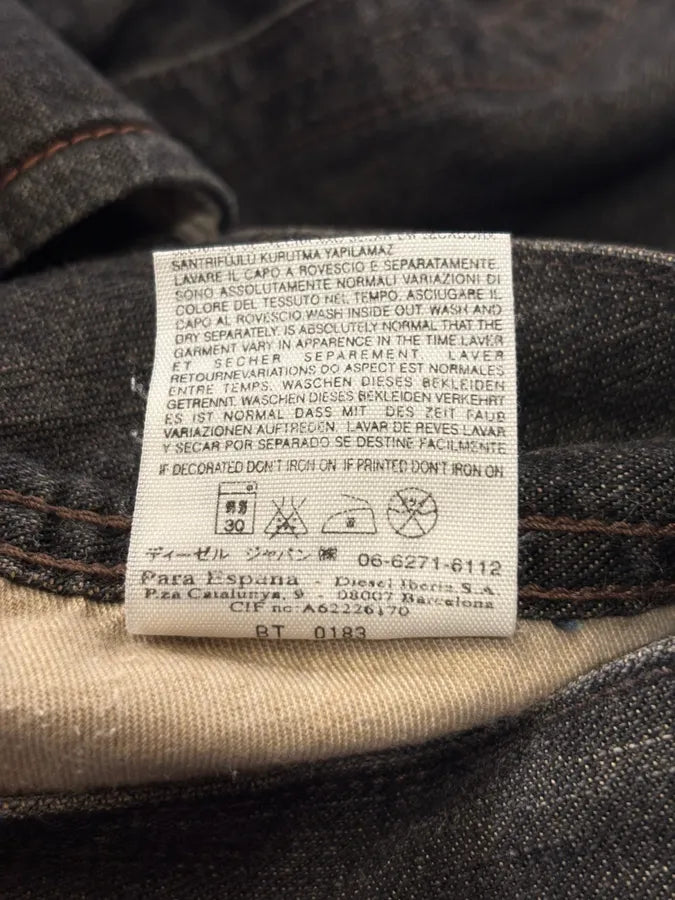 Diesel Grey Abstract Cozy Denim Jeans nTDMlQt 13