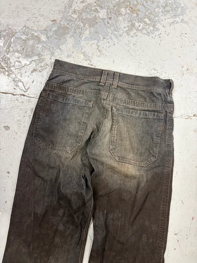 Diesel Grey Abstract Cozy Denim Jeans nTDMlQt 6