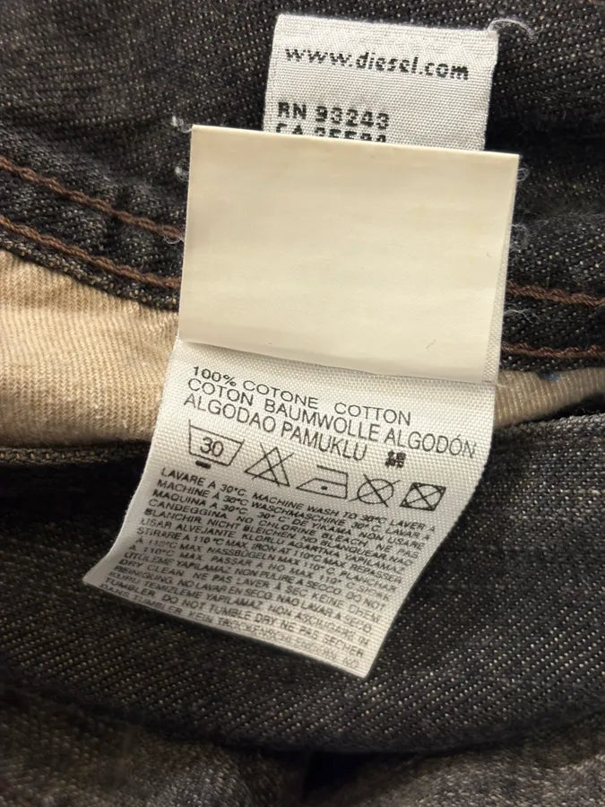 Diesel Grey Abstract Cozy Denim Jeans nTDMlQt 12