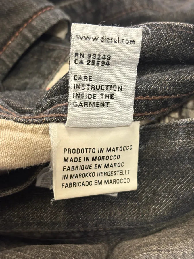 Diesel Grey Abstract Cozy Denim Jeans nTDMlQt 11