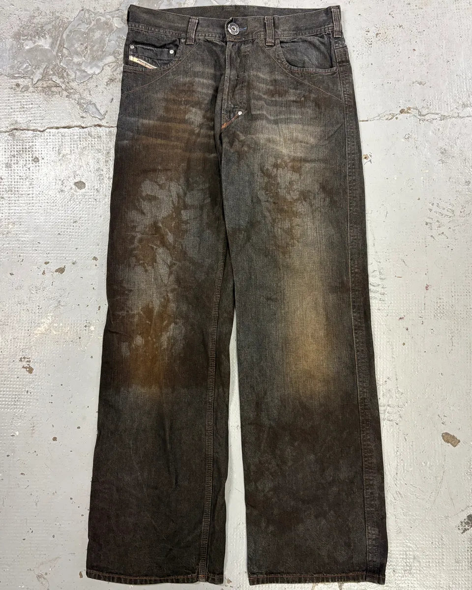 Diesel Grey Abstract Cozy Denim Jeans nTDMlQt 1
