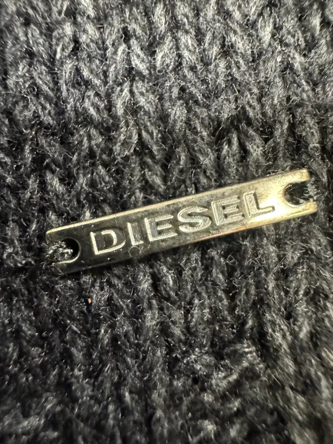 Diesel Dark Grey Destroyed Sweater vDDLleT 8