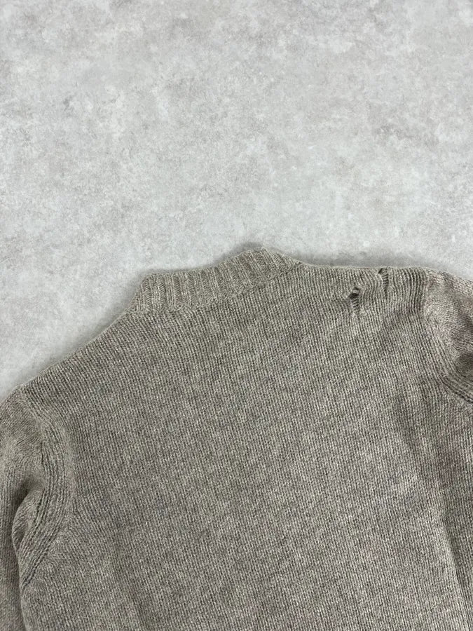 Diesel Destroyed Grey Sweater WxeBCvN 5