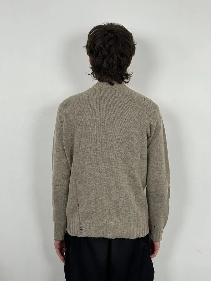 Diesel Destroyed Grey Sweater WxeBCvN 2