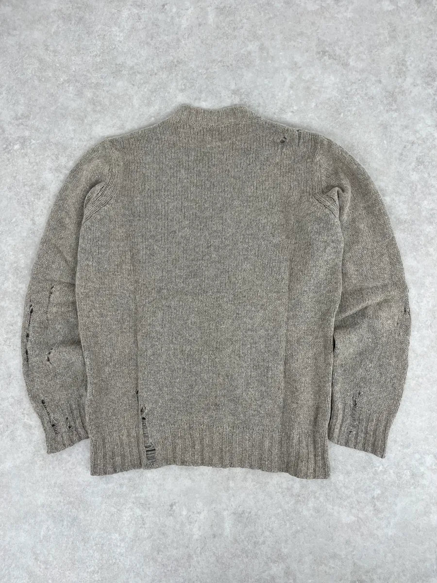 Diesel Destroyed Grey Sweater WxeBCvN 6