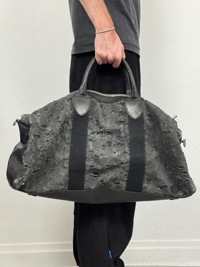 Diesel Distressed Grey Week-end Bag lzdPpwY 0