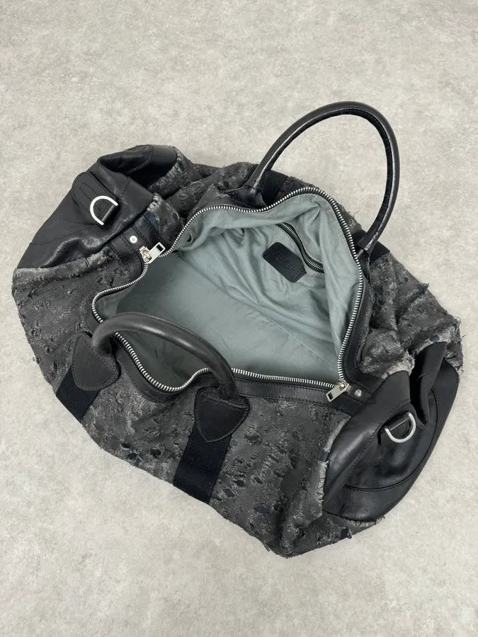 Diesel Distressed Grey Week-end Bag lzdPpwY 6