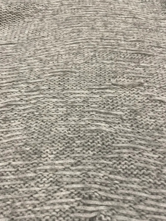 Diesel Distressed Grey Wool Sweater (M) 6