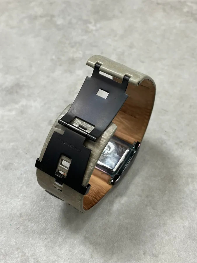 Diesel DZ 7067 Olive Patchwork Leather Watch eNMLUYM 5