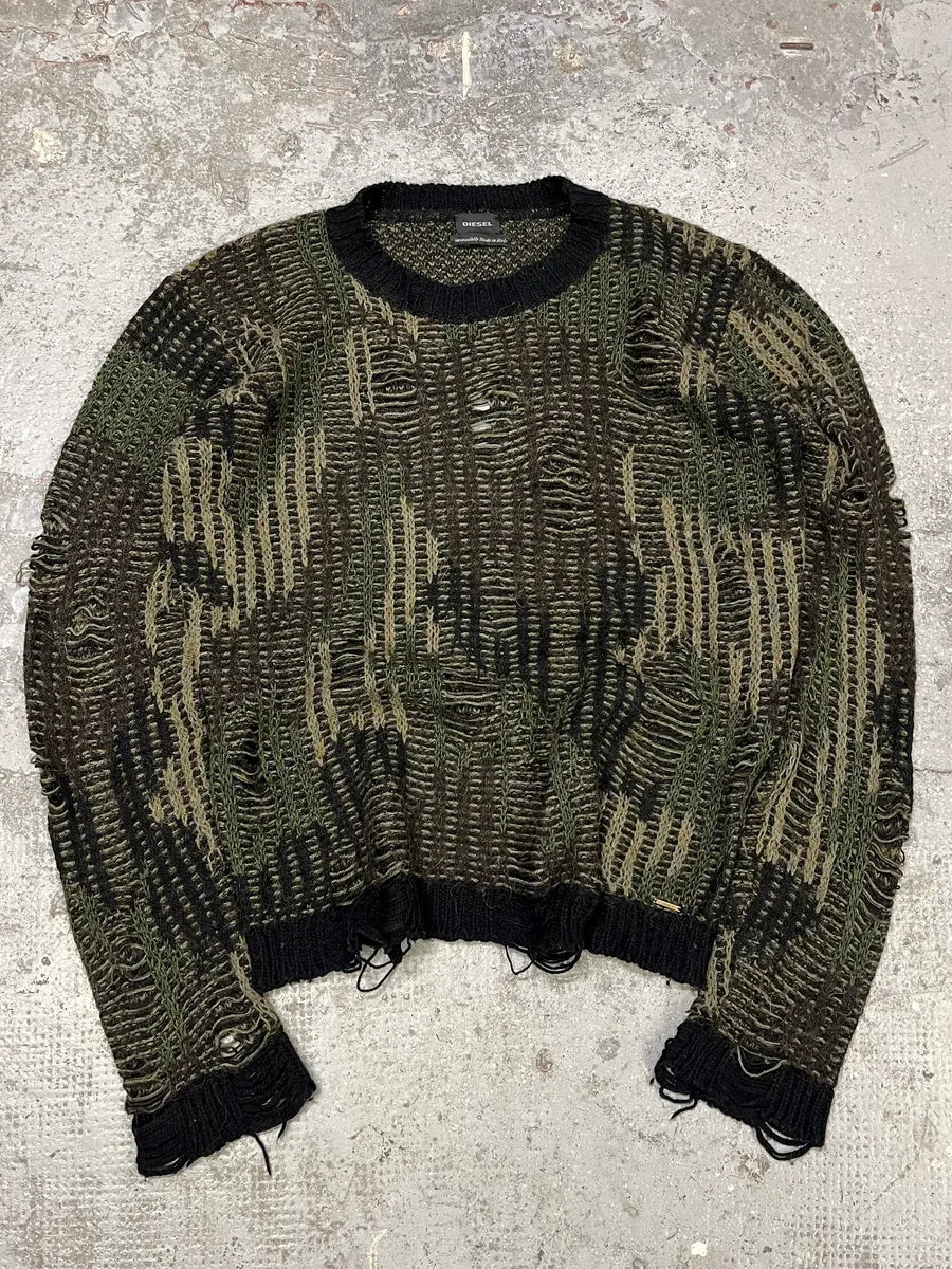 Diesel Experimental Destroyed Sweater (L) vkSqzuC 1