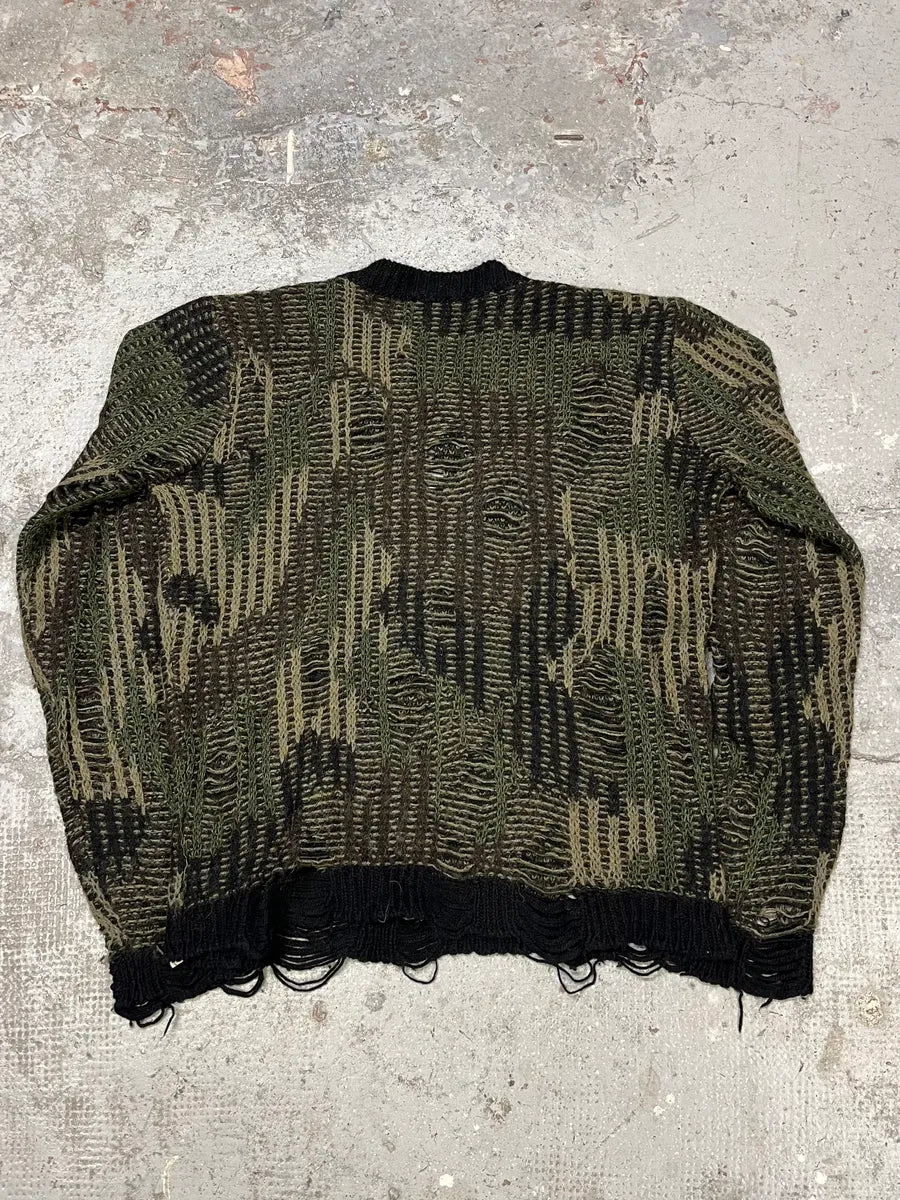 Diesel Experimental Destroyed Sweater (L) vkSqzuC 6