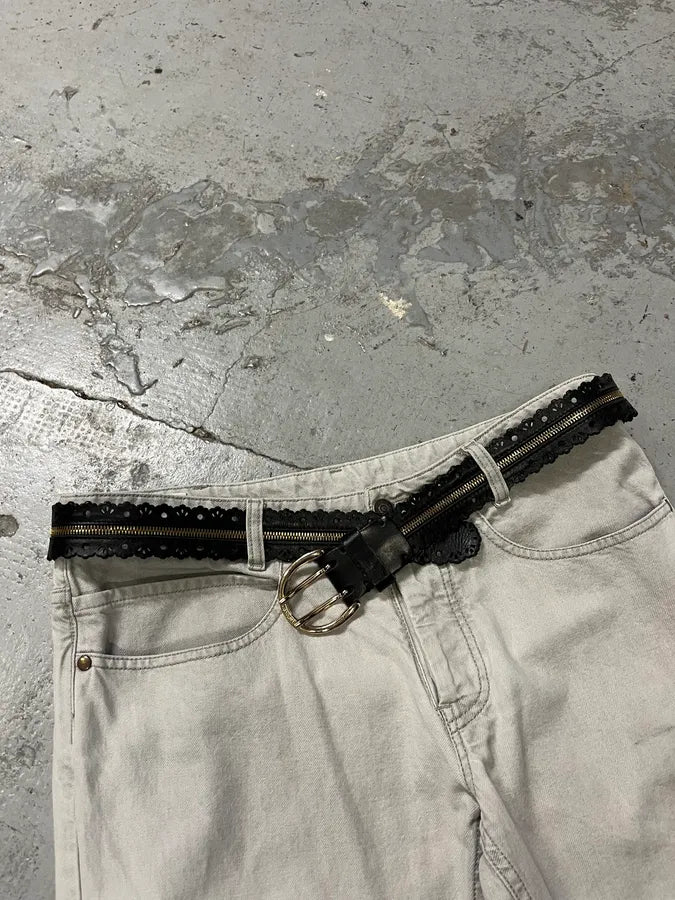 Diesel Full Zip Black Leather Belt BakCbRw 2