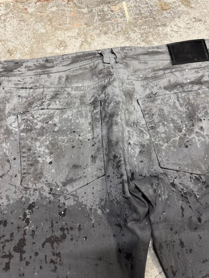 Diesel Gradient Waxed Black Denim Skinny Jeans ZRFZFFi 10